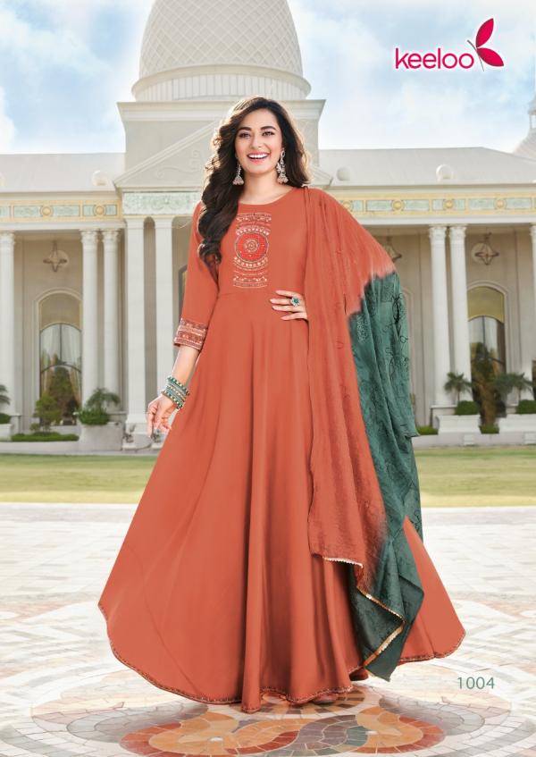 Keeloo Gracie Vol 1 Viscose Slub Designer Readymade Suit